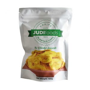 Judi Plantain Chips Unripe 100g